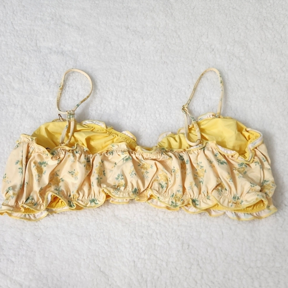 New!Frankie's Bikinis × Gigi Hadid Arabelle Floral Bikini Top - Picture 9 of 10
